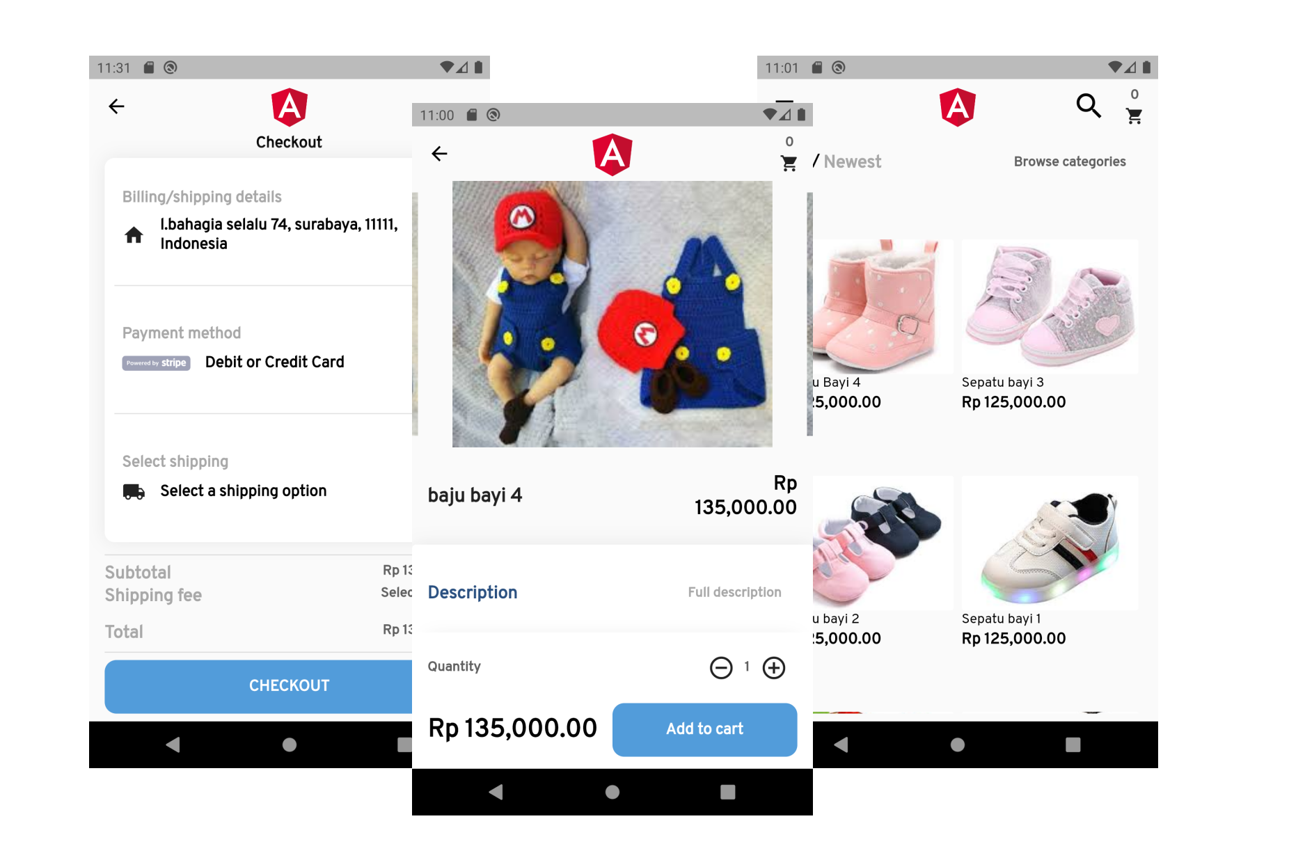 APK APP ONLINE SHOP ANDROID IOS IPHONE
